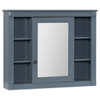 Meuble-lavabo moderne de salle de bains de 36 po avec vasque sur plan, armoire à miroir, 2 portes et 2 tiroirs