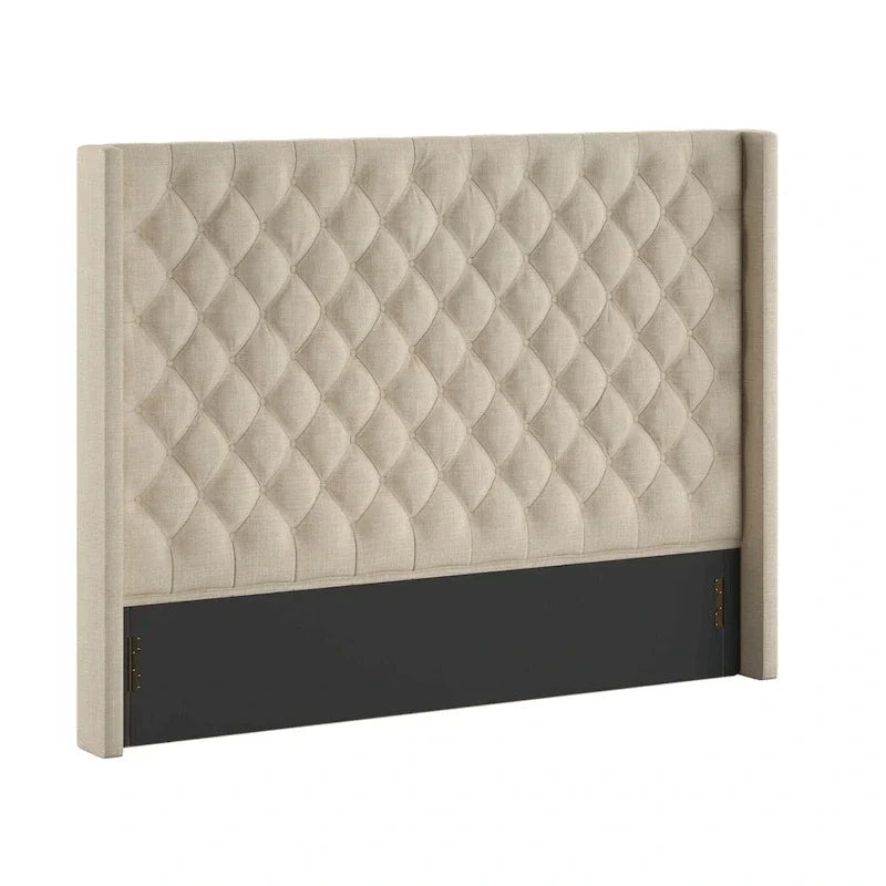 Naples-Kopfteil mit Knopfheftung und Wingback-Design, nur von iNSPIRE Q Artisan