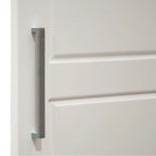Palace Imports Cosmo kledingkast met 3 deuren, 100% massief hout, met deuren van massief hout of spiegelglas