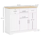Modern keukenbuffet met opbergruimte, keukeneiland, kast voor eetkamer en woonkamer