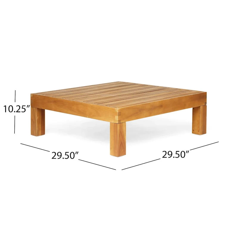 Brava 6-teiliges Outdoor-Set aus Akazienholz von Christopher Knight Home