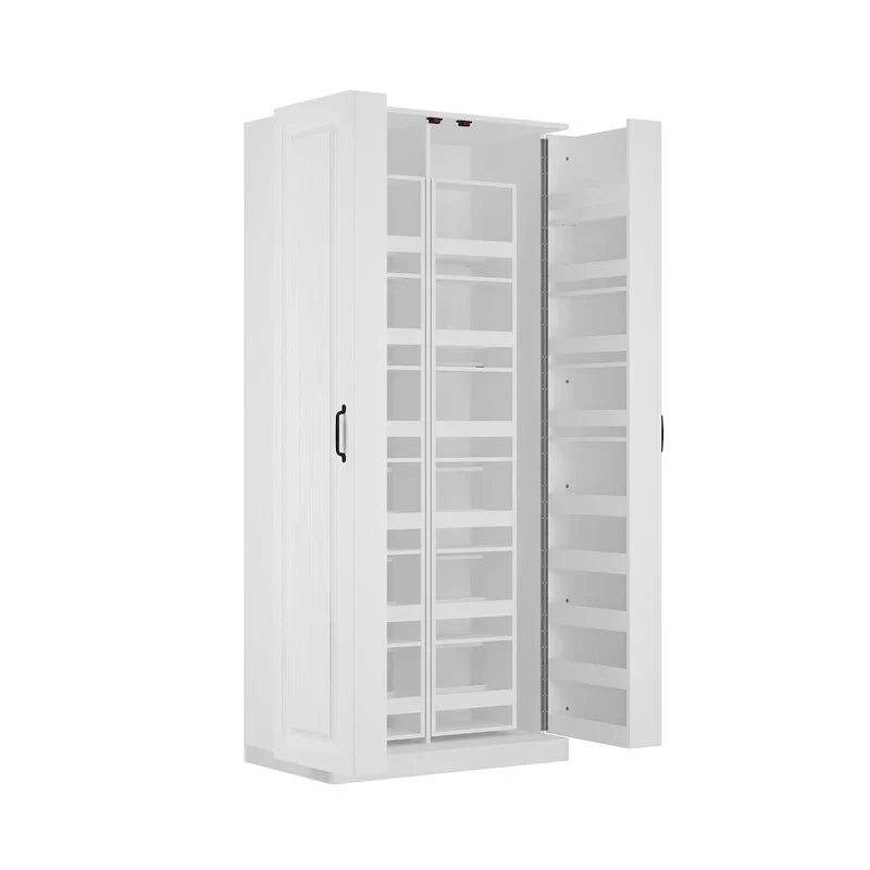 Organisateur de cuisine polyvalent : meuble compact de 31,5 avec rangement astucieux
