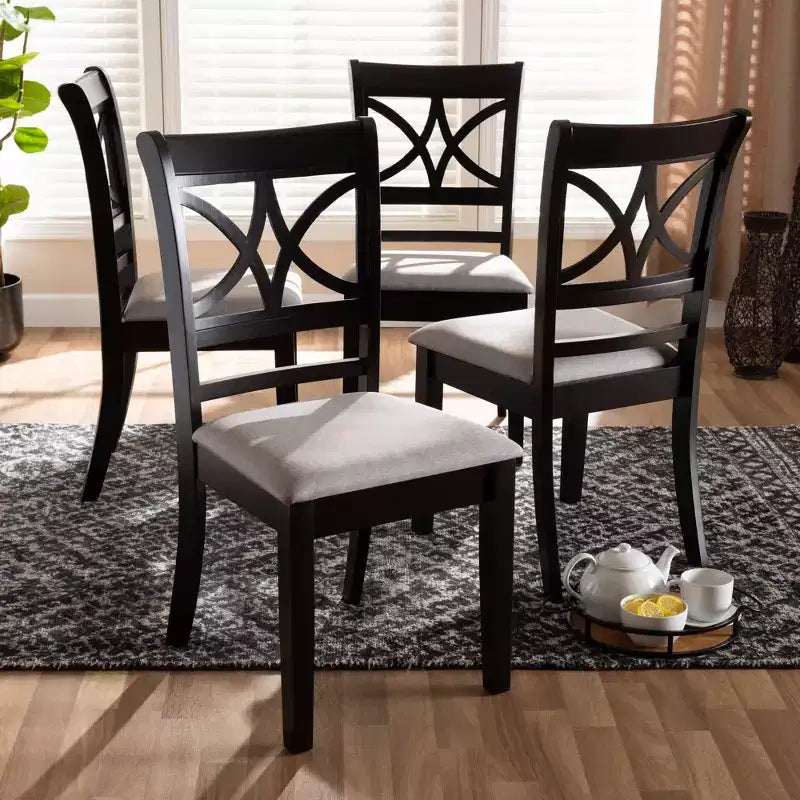 Ensemble de 4 chaises de salle à manger Clarke - Baxton Studio