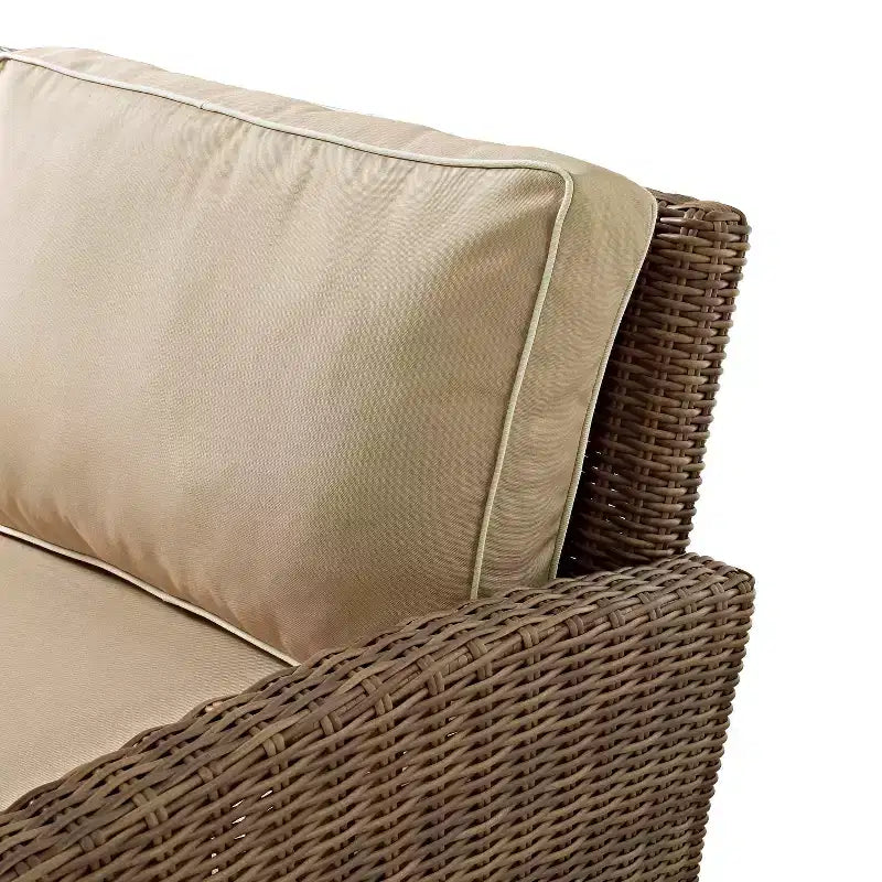 Ensemble de conversation 4 pièces Bradenton en résine tressée pour extérieur – Crosley