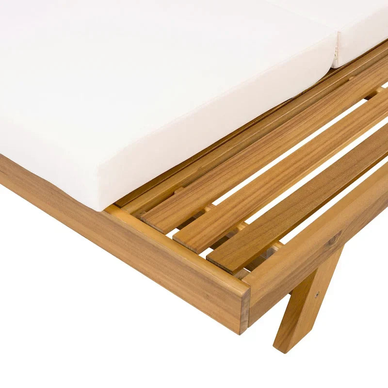 Christopher Knight Home Michael loungeset van acaciahout voor buiten, set van 2