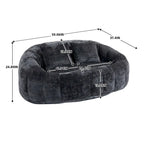 Fauteuil poire en chenille, canapé relaxant