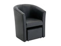Fauteuil en rotin – noir (decovivante)