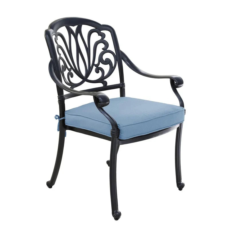 Ensemble repas de 13 pièces en aluminium gris canon de fusil Manasquan par Havenside Home