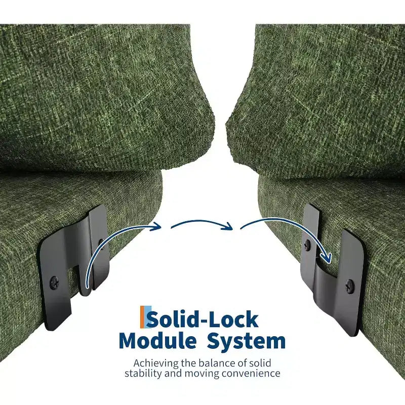 Modulaire loveseatbank van chenillestof, 2-zits wolkbank met zeer veerkrachtige sponsvulling, compacte bank zonder poten voor kleine ruimtes