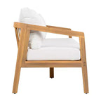 Christopher Knight Home Sunny Modernes 5-teiliges Sitzset aus Akazienholz mit rechteckigem Tisch mit Lattenplatte und 7 Sitzplätzen