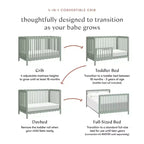 Babyletto Swell 4-in-1 Convertible Crib with Toddler Bed Conversion Kit