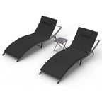 Kullavik 3-teiliges Outdoor-Loungesessel-Set