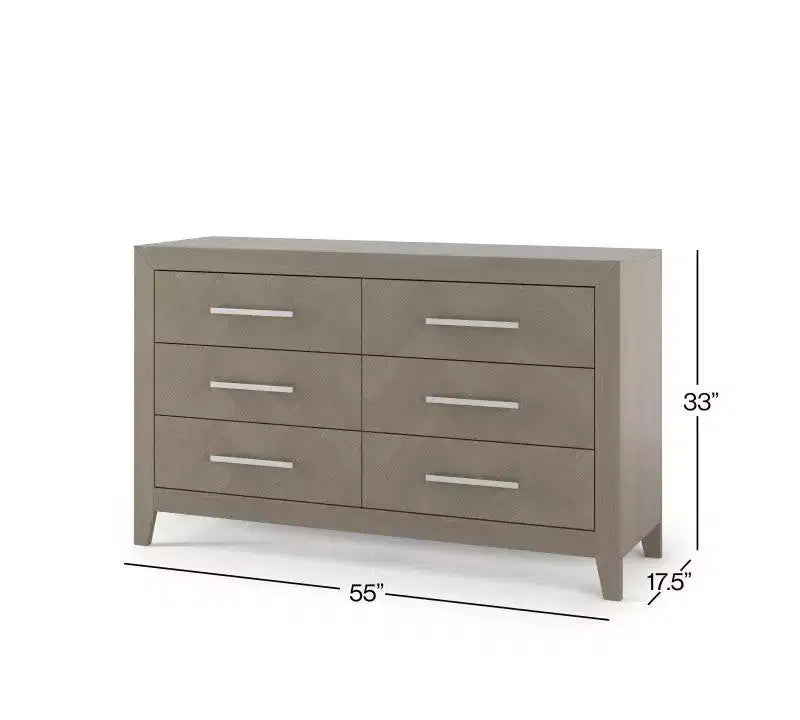 Child Craft Kieran babybed, dubbele commode en ladekast als 3-delige babykamerset, inclusief 4-in-1 ombouwbaar babybed, commode en ladekast