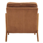 Moderner gepolsterter Akzentstuhl im Mid-Century-Stil