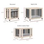 Babyletto Yuzu 8-in-1 umbaubares Babybett mit Umbausets für alle Entwicklungsstufen