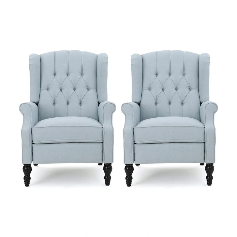 Walter gepolsterte Stoff-Liegesessel (2er-Set) von Christopher Knight Home