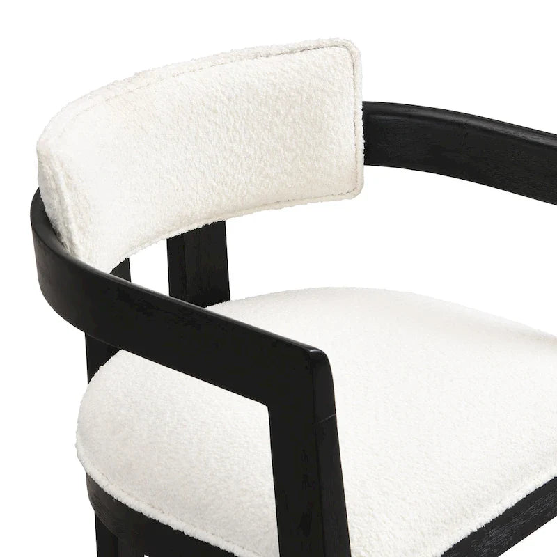 Chaise de salle à manger moderne et raffinée Conrad avec accoudoirs, par Christopher Knight Home