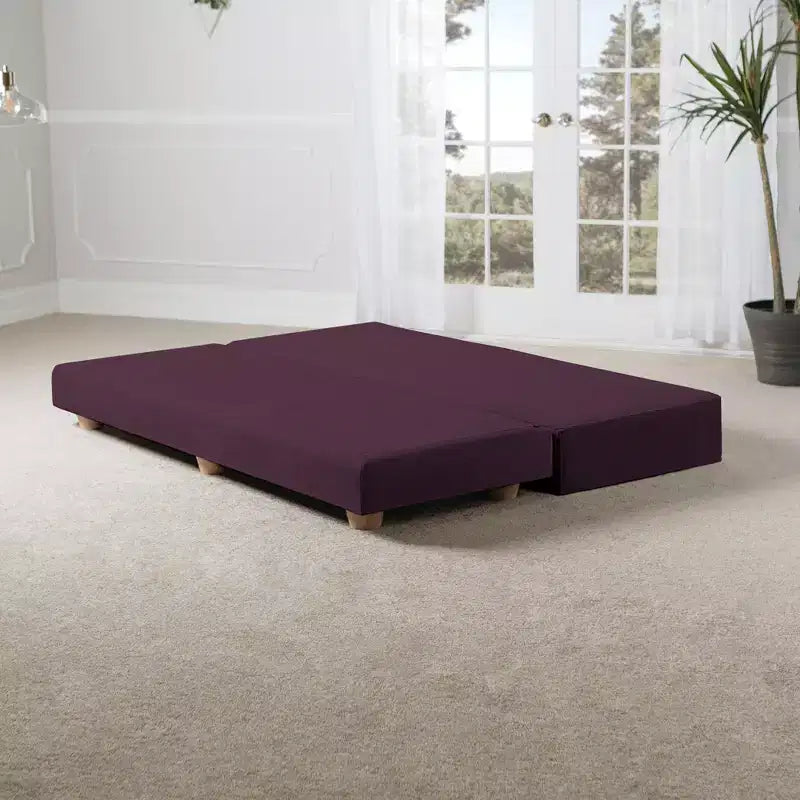 Tagesbett / ausklappbares Schlafsofa in Queen-Size – Microvelours