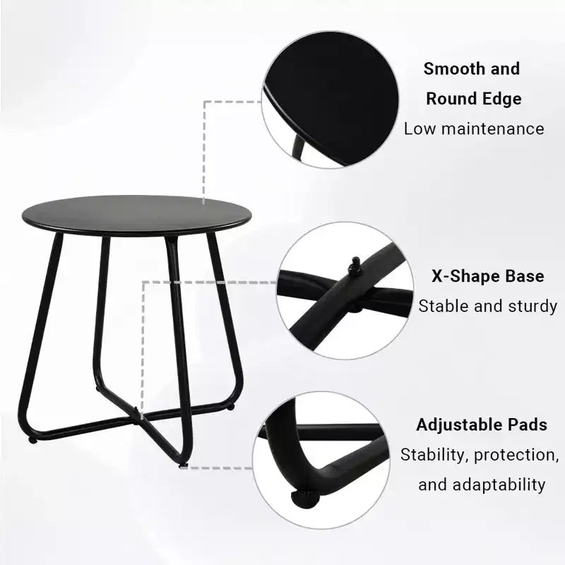 Ensemble de terrasse en rotin tressé GRANDPATIO de 5 pièces avec causeuse
