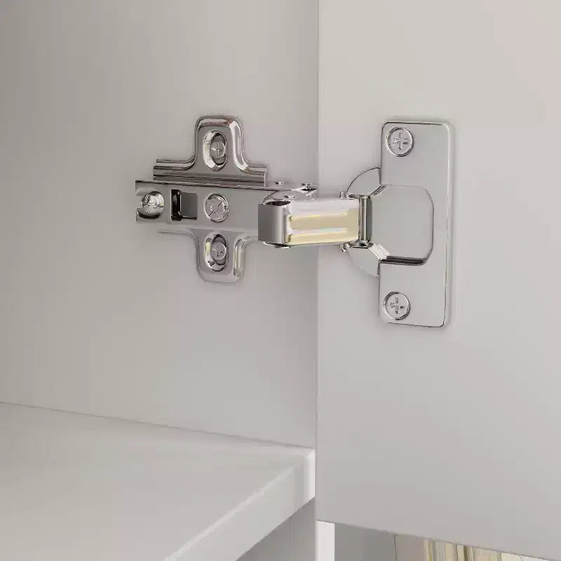 Hitow Kleiderschrank mit Doppelschublade, Spiegeltüren und zoniertem Stauraum