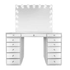 Table de coiffeuse miroir haut de gamme Impressions Vanity SlayStation Plus