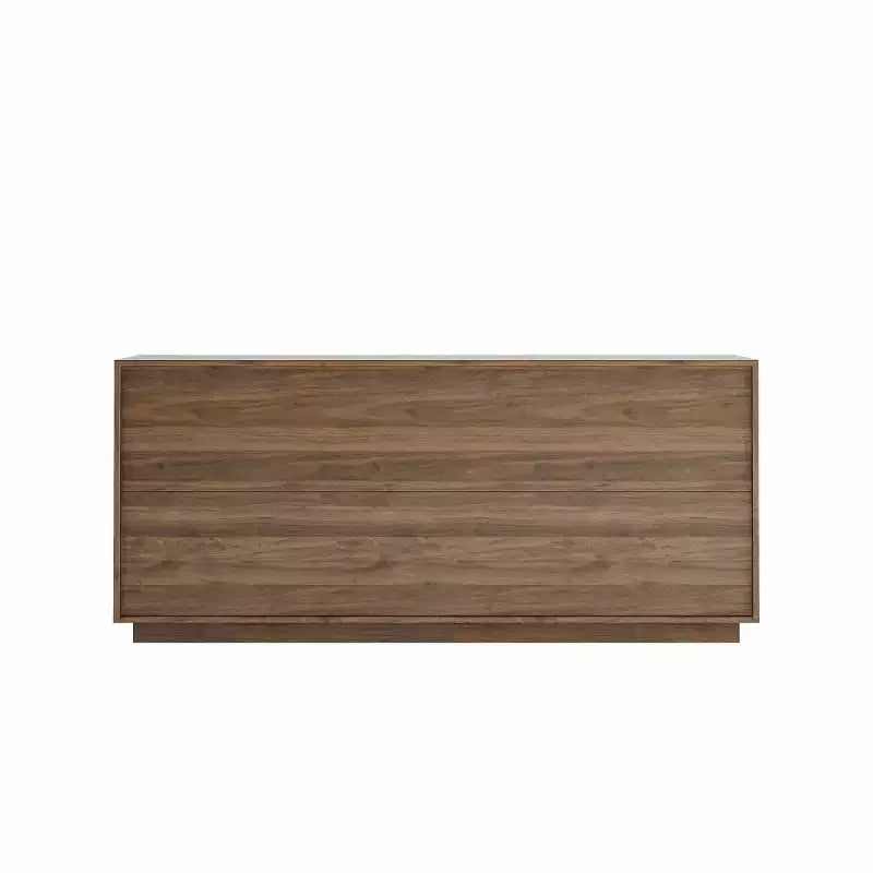 Buffet bahut en spirale moderne 59, meuble de rangement d’entrée artistique bas avec portes à texture ondulée 3D