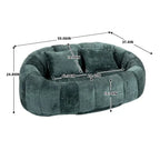 Fauteuil poire en chenille, canapé relaxant