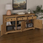 Buffet bahut en bois de 65 pouces, style ferme – Collection Corona