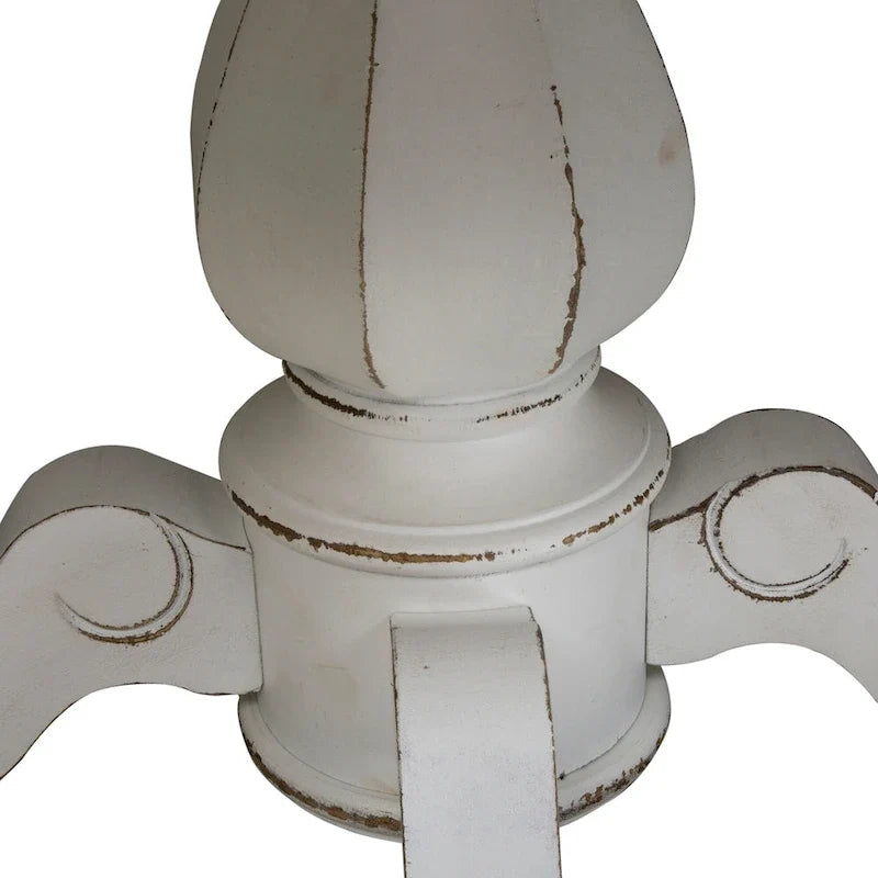 Runder Esstisch Magnolia Manor mit Mittelsäule und ausziehbaren Tischplatten – 2 Ausführungen