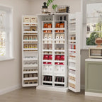 Organisateur de cuisine polyvalent : meuble compact de 31,5 avec rangement astucieux