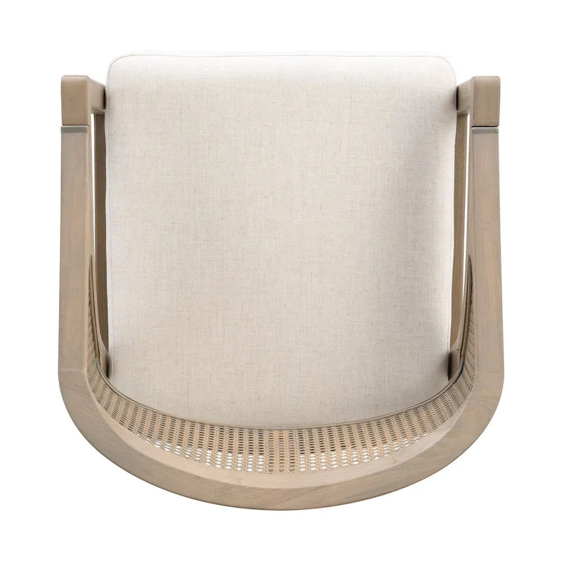 Christopher Knight Home – Chaise de salle à manger rembourrée en cannage (lot de 2)