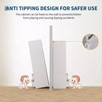 71 Inch Modern Wooden Bedroom Armoire Wardrobe Closet with 2 Doors 2 Drawers Adjustable Shelves Clothing Storage Cabinet and Hanging Rod