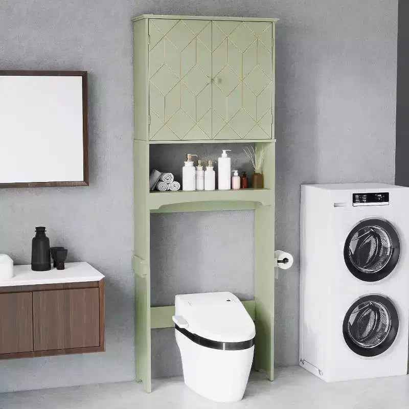 Stauraumschrank über der Toilette, platzsparend, für das Badezimmer