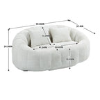 Fauteuil poire en chenille, canapé relaxant