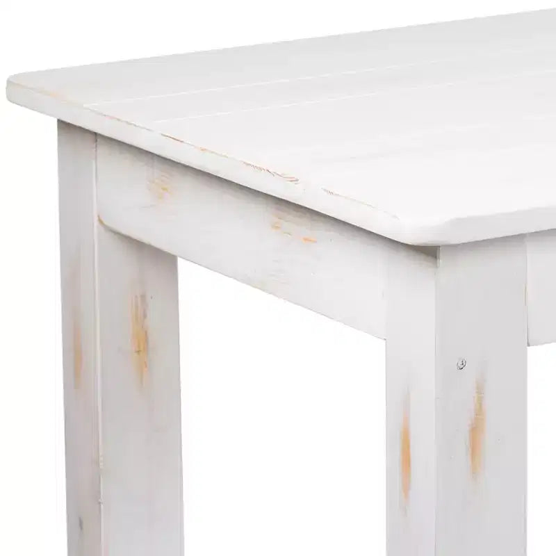 Table de salle à manger de ferme rectangulaire en pin massif Flash Furniture, 46 x 30