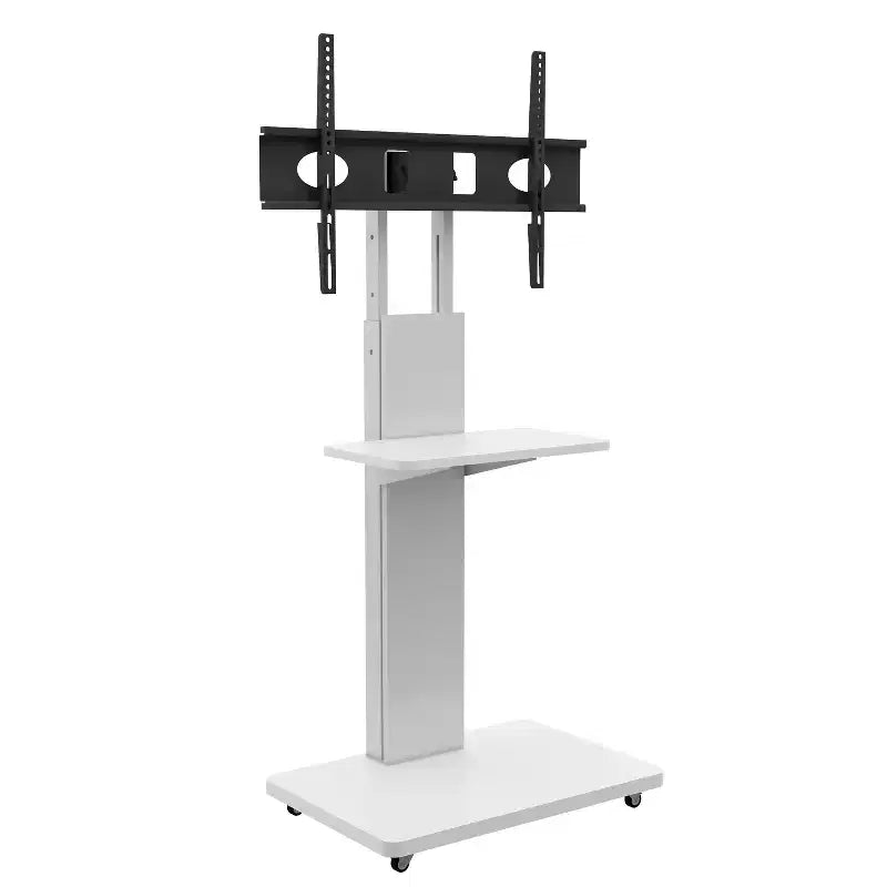 TV Stand for 32-75 TVs, Adjustable Height Mobile TV Cart with Drawer and Wheels for Living Room, Bedroom, Offices -ModernLuxe
