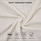 4-in-1 Convertible Sleeper Sofa Bed, 79 Frameless Corduroy Folding Floor Mattress Couch w/ Pillow, No Assembly Loveseat for Small Apartment