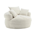 Round Lazy Sofa Chair ?C White/Blue/Grey/Yellow/Orange/Rose Red/Navy/Green, Single & Couple Seat