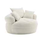 Round Lazy Sofa Chair ?C White/Blue/Grey/Yellow/Orange/Rose Red/Navy/Green, Single & Couple Seat
