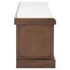 SAFAVIEH Fiorello 3-Drawer with Cushion Storage Bench - 47.3 W x 15 L x 19 H - 47Wx15Dx19H