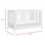 Babyletto Swell 4-in-1 Convertible Crib with Toddler Bed Conversion Kit