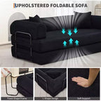 4-in-1 Convertible Sleeper Sofa Bed, 79 Frameless Corduroy Folding Floor Mattress Couch w/ Pillow, No Assembly Loveseat for Small Apartment
