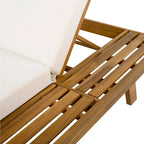 Christopher Knight Home Michael loungeset van acaciahout voor buiten, set van 2