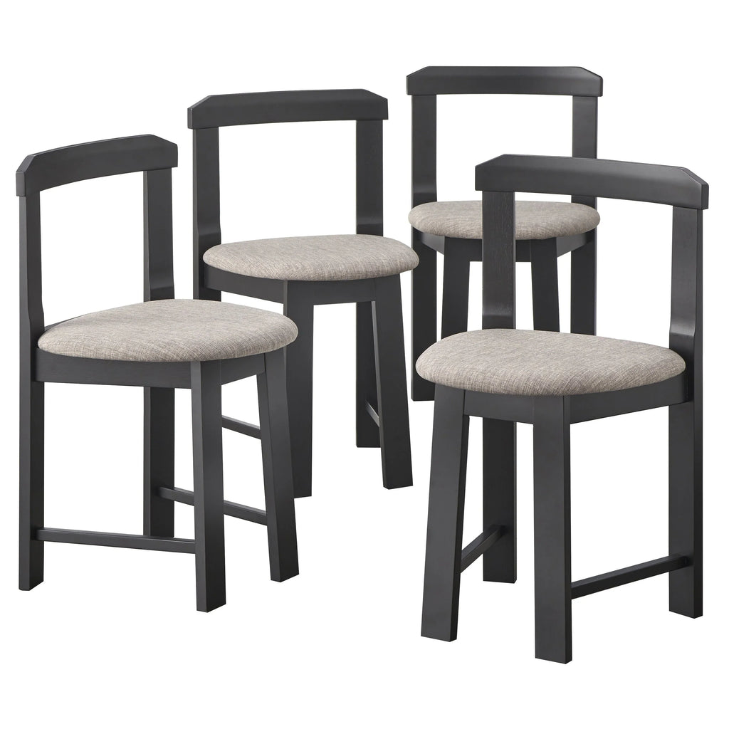 Ensemble de salle à manger rond compact Harrisburg Tobey de 5 pièces