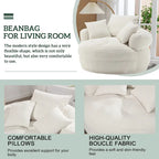 Round Lazy Sofa Chair ?C White/Blue/Grey/Yellow/Orange/Rose Red/Navy/Green, Single & Couple Seat