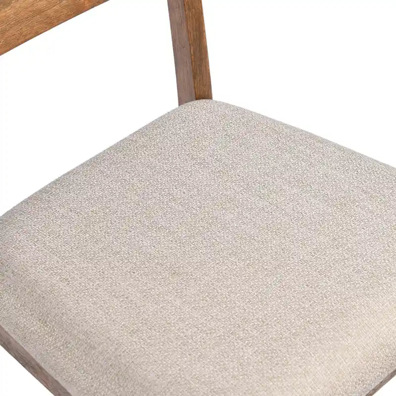 Ensemble de 4 chaises de salle à manger en bois avec dossier à barreaux