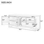 Banc de rangement rustique en bois Whisen, banc à chaussures pour entrée avec coussin amovible et étagères réglables