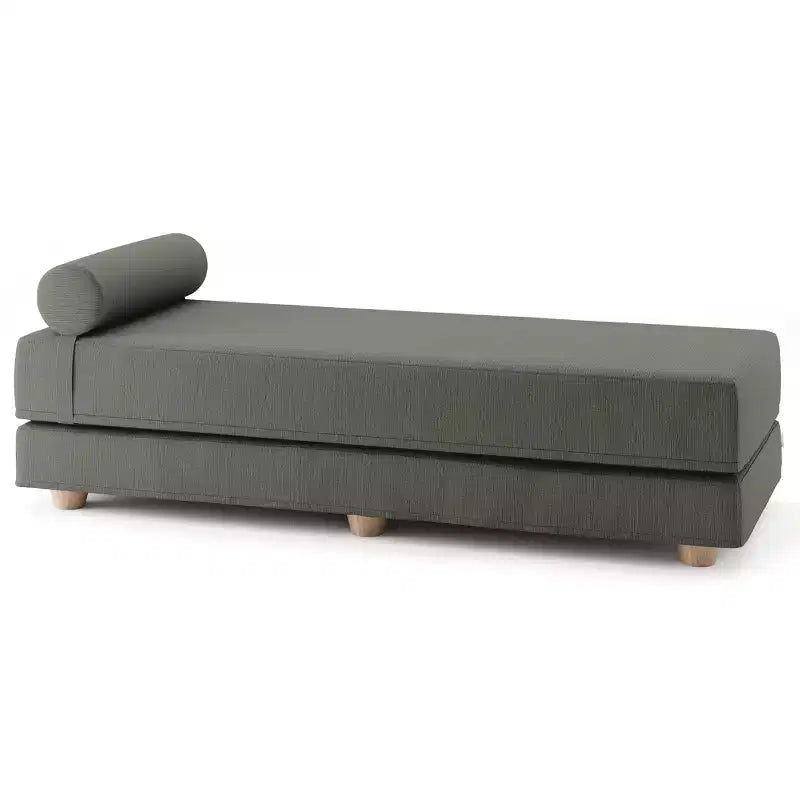 Tagesbett / ausklappbares Schlafsofa in Queen-Size – Microvelours