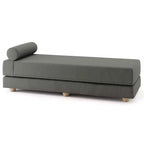 Tagesbett / ausklappbares Schlafsofa in Queen-Size – Microvelours