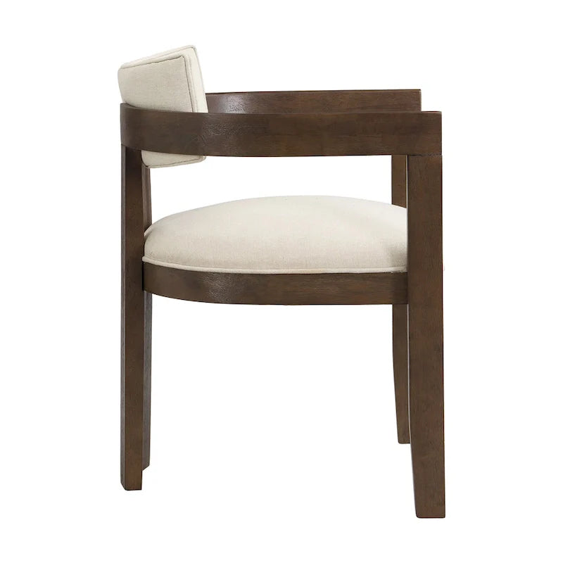 Chaise de salle à manger moderne et raffinée Conrad avec accoudoirs, par Christopher Knight Home